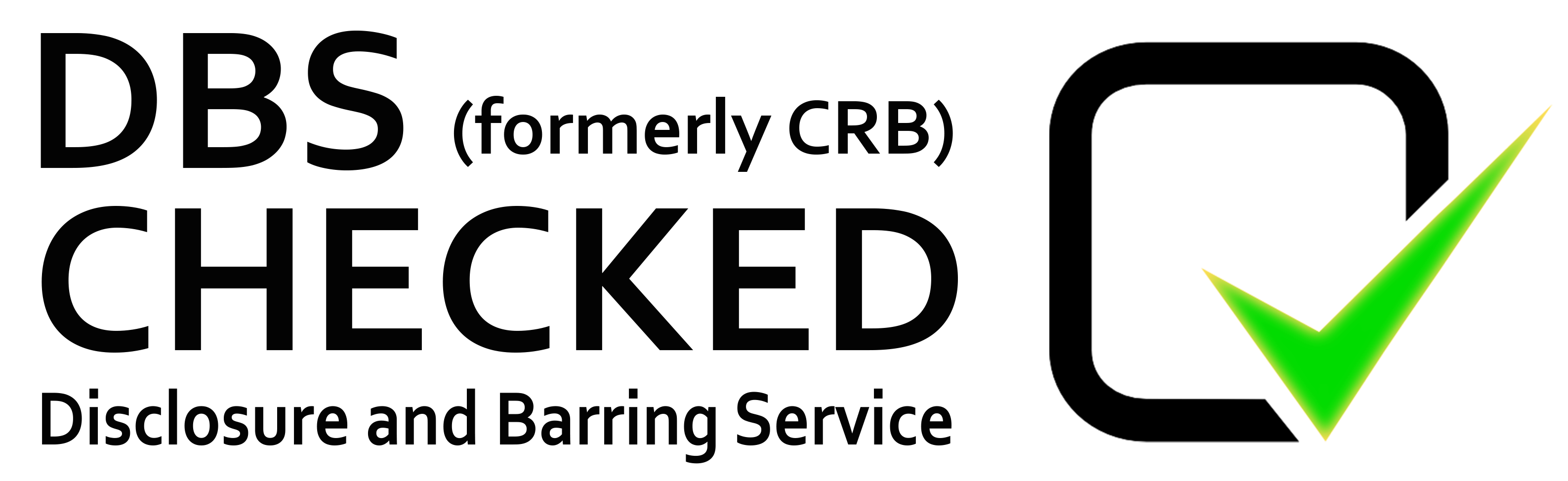 DBS Checked — criminal record background verified